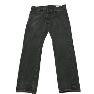 Rag & Bone Fit 2 Slim Gray Jeans Men's Size 31 Distressed Hemmed Denim Pants